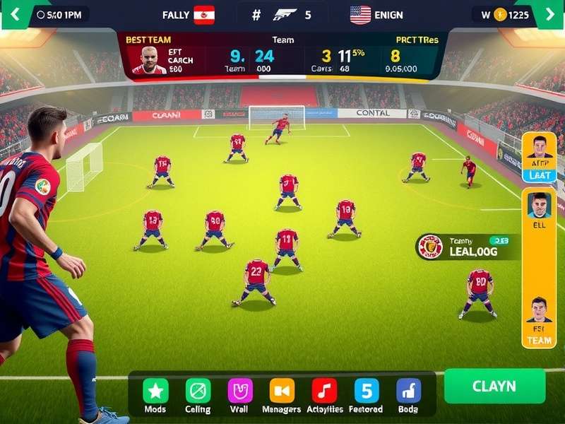 Team Management in Invincible Goal Guardian Invincible Goal Guardian team management interface