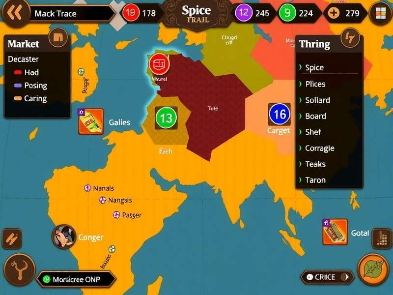 Spice Trail Anise Game Interface