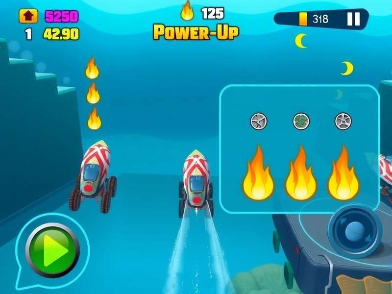 Reef Rush vehicle customization screen