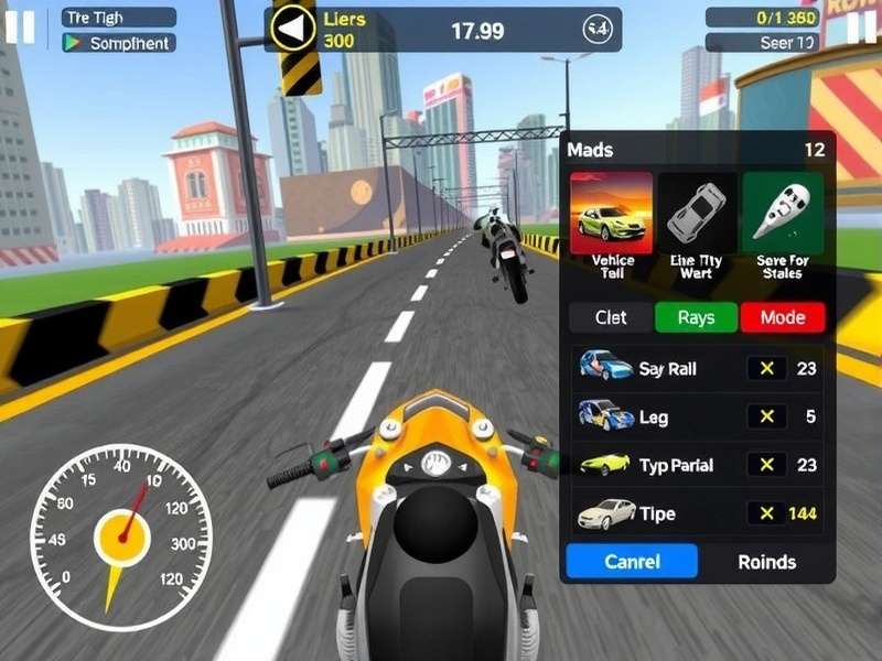 Turbo Racer India gameplay screenshot showing high-speed racing action