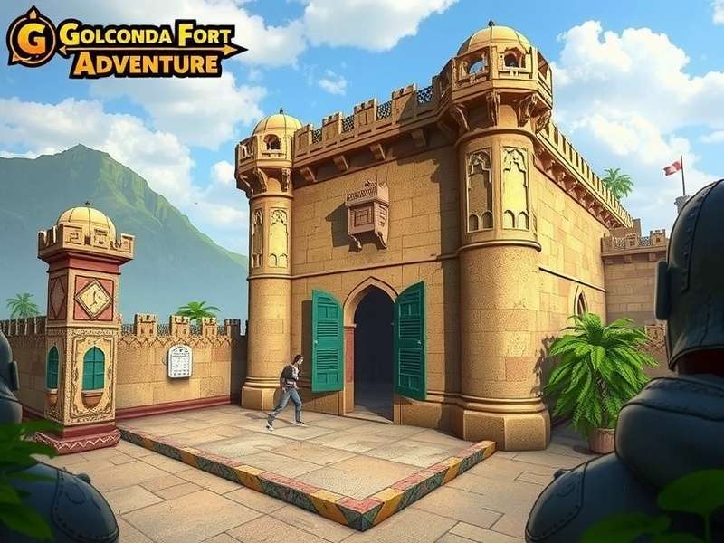 Golconda Fort Adventure architectural details