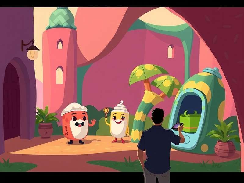 Tom S Yogurt Trek gameplay screenshot showing colorful yogurt characters