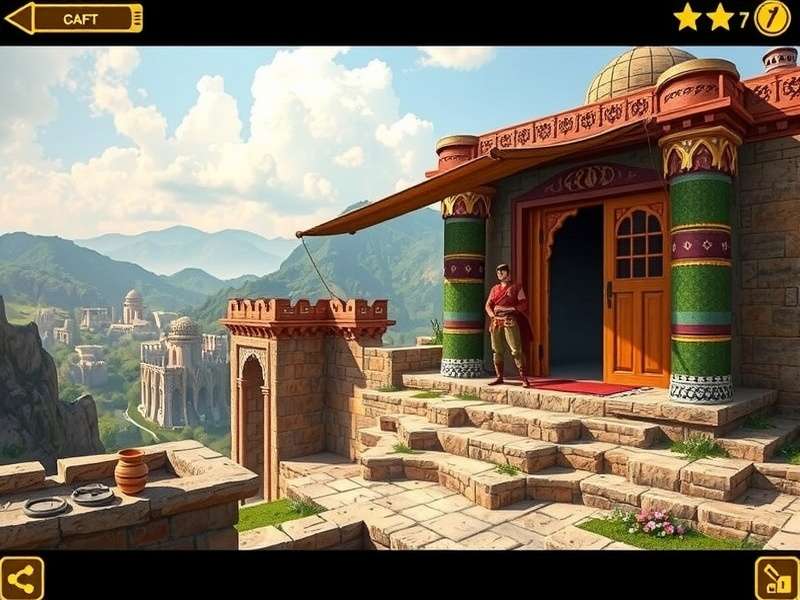 Golconda Fort Adventure puzzle solving scene