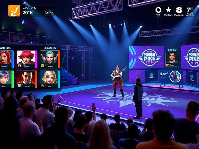 Power Spike ranked match interface showing leaderboard