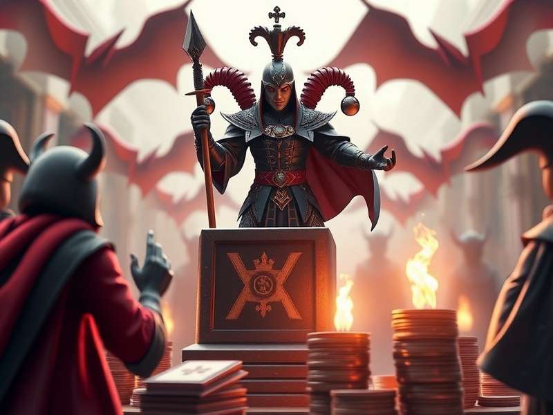 Joker Conquest Kings card game setup and components