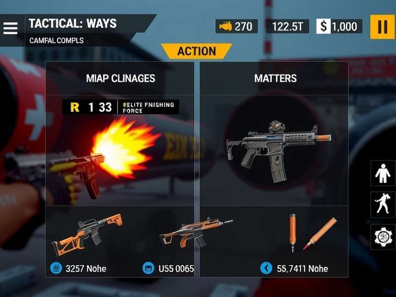 Elite Finishing Force gameplay screenshot showing tactical combat