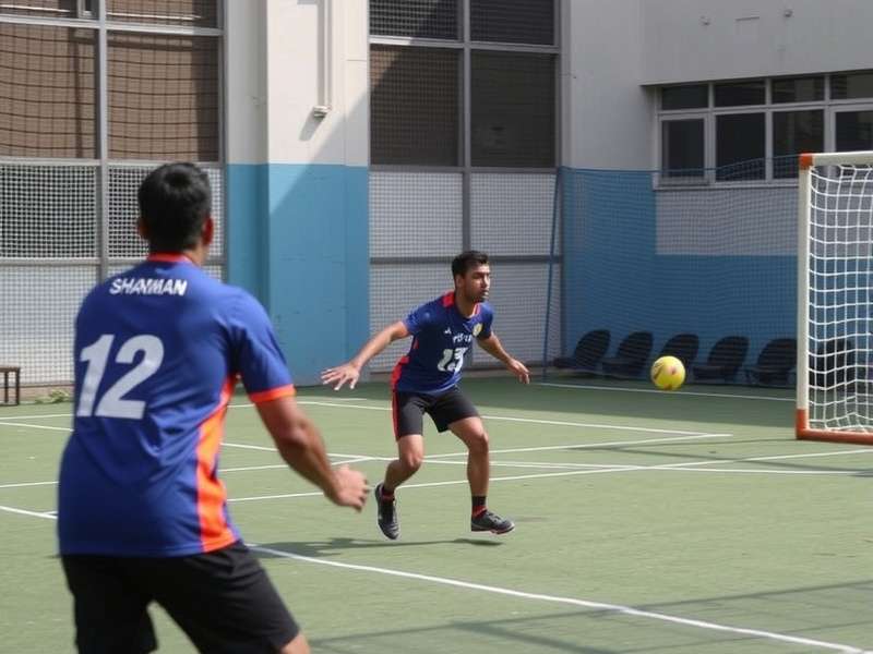 Chandigarh Handball Dominators youth training program in session
