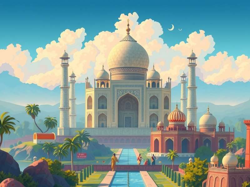 Environment artwork showcasing diverse Indian landscapes